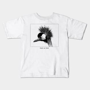 Punk as Fxck Bird Kids T-Shirt